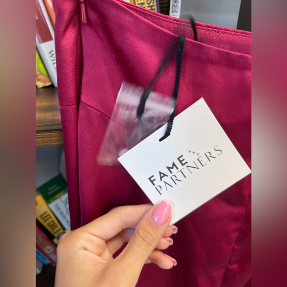 Fame and Partners Dress Set - burgundy - Picture 3 of 7